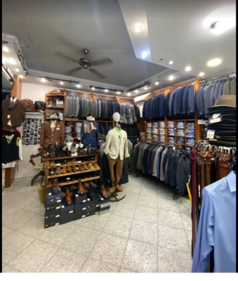 Men's garment collection (Coat and a Pair of Trousers)